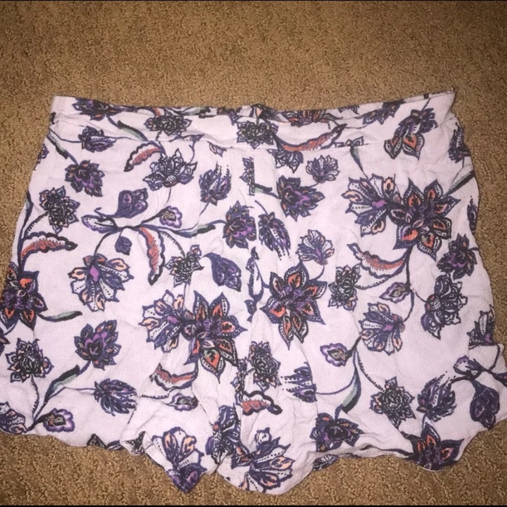 Floral Flowy Shorts